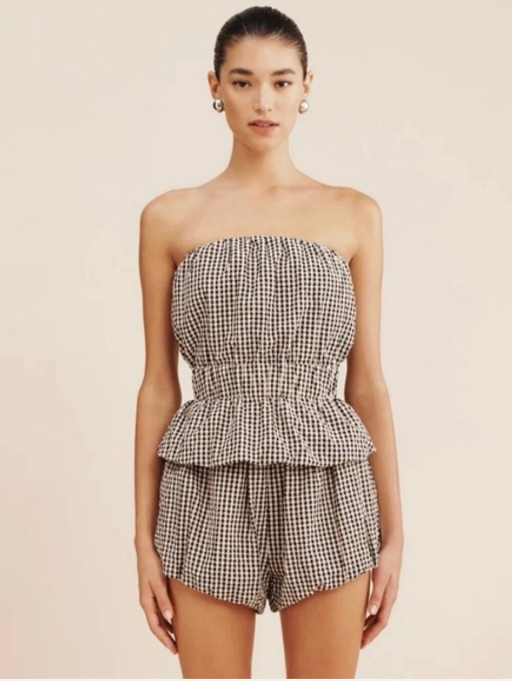 POSSE AURELIA SHORT - GINGHAM